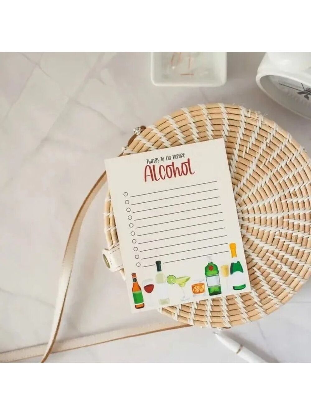 ($5) Things To Do Before Alcohol Notepad